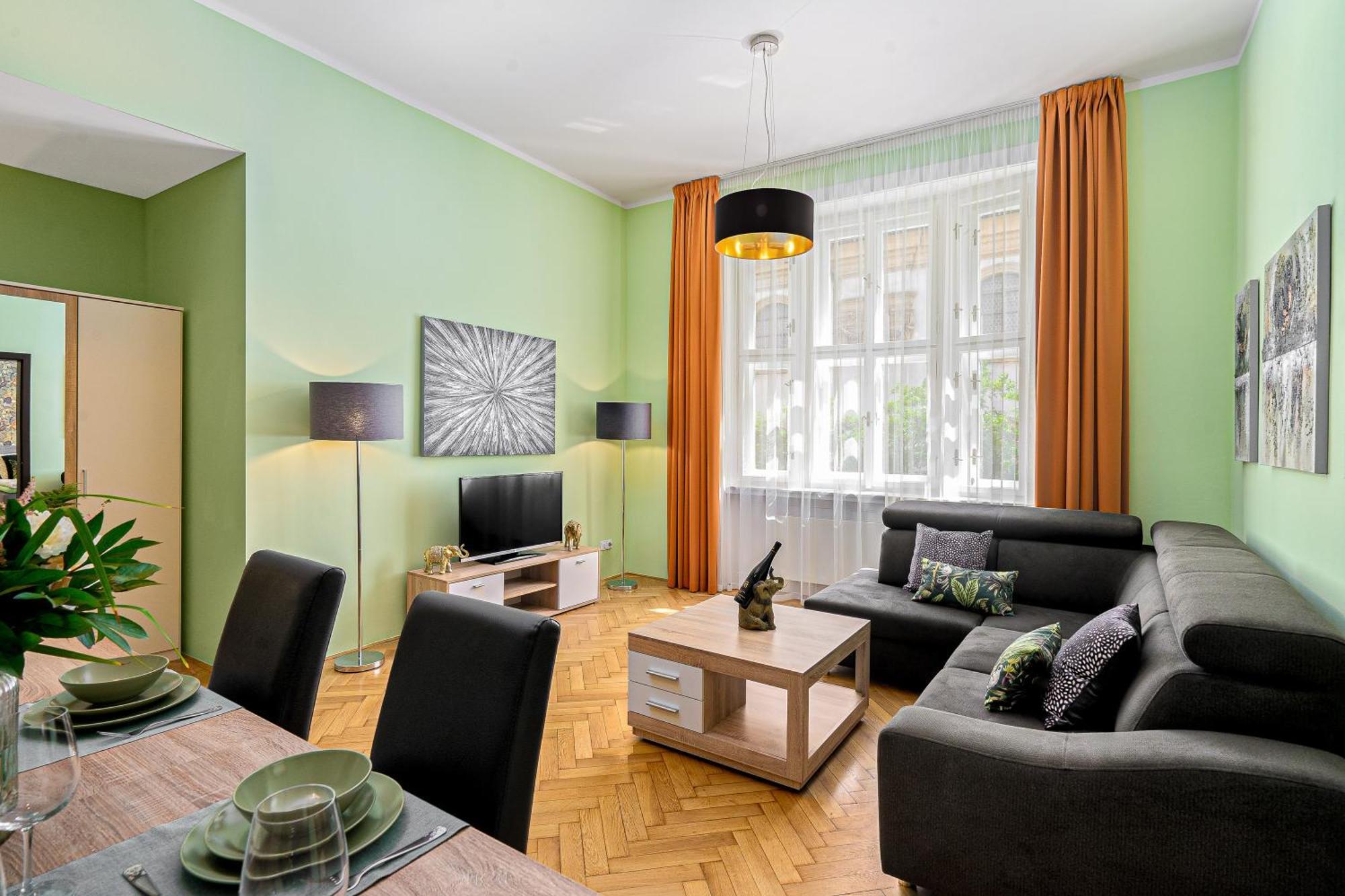 Oasis Apartments At Charles Square Prága Kültér fotó