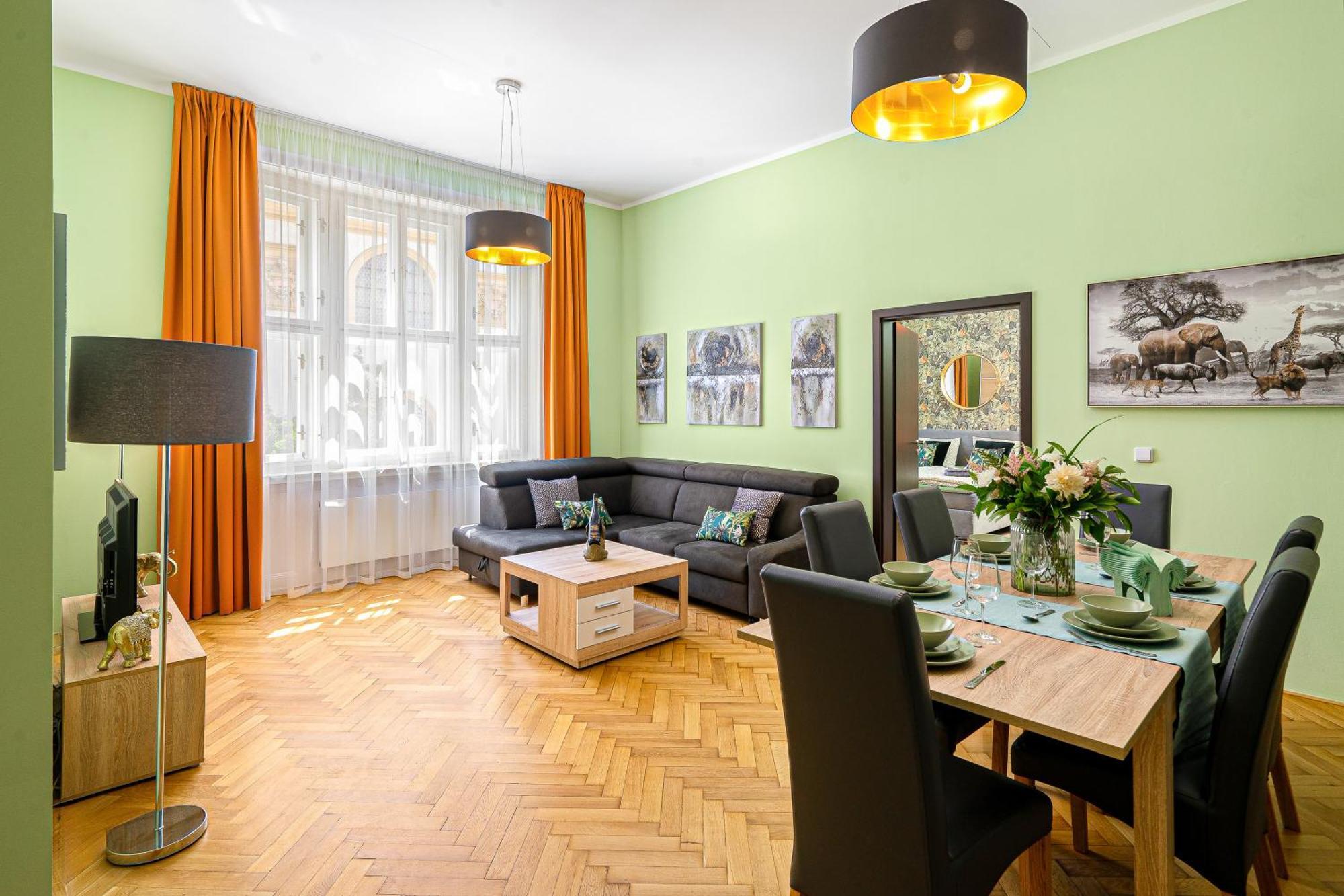 Oasis Apartments At Charles Square Prága Kültér fotó